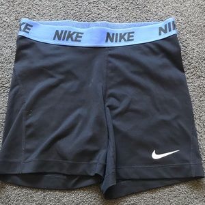 Black nike pro shorts